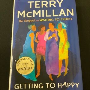 Autographed Copy Getting to Happy by Terry McMillan